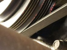 My timing marks still appear to be lined up, I made the marks across all pulleys so I could see if the bushing failed