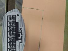 I need to cut a piece of copper clad fiberglass to the appropriate size for my pcb
