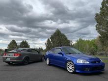 My type s and blue car struttin 