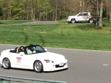 Stef using my car  for the               S2k Takeover @NYST