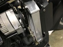 EG/EK radiator on a custom V8 trike 