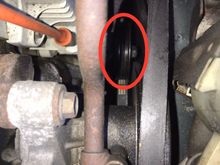 Pulley missing belt?