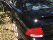 Nissan Sentra painted.