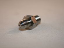 This is a proper .030"  7/16-24 to -3AN conversion notice the smaller opening