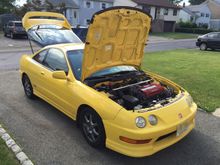 Just finished installing oem valve cover and intake.