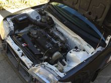 Proof that the stock motor is still in it. Just a simple wire tuck.