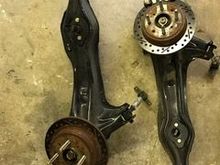 rear disc brake trailing arms with pic spherical bearing and abs compatible  575.00