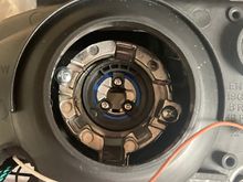 Looking at this pic, I should remove the Phillips fasteners that are no longer needed. I would hate for them to come loose and interfere with the brights.