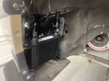 Added a small earls oil cooler with -10an lines. It’s not very big but did help a little in the 95+ degree track days. A bigger one is in order if I want all my temps to stay down after 3-4 laps.
