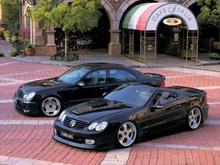 2002 Mercedes-Benz SL600 and E500