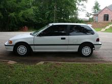 5% back and rear sides, 20% front sides