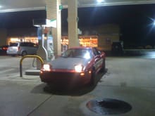 Late night gas station shot