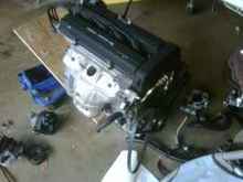 Fresh jdm 2000 B20b goin into the teg the hard way lol