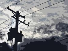 across the wires