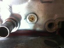 broken temp sensor in my cylinder head.  I didn't touch the car for two months after this happened.  I was too afraid I would crack the block or destroy the threads.  One day I just got a revered drill bit and went at it.  It twisted right out.