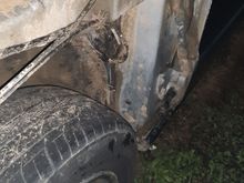 this all the sand that was trapped under the fender -___-