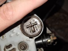 The spare alternator I had at home