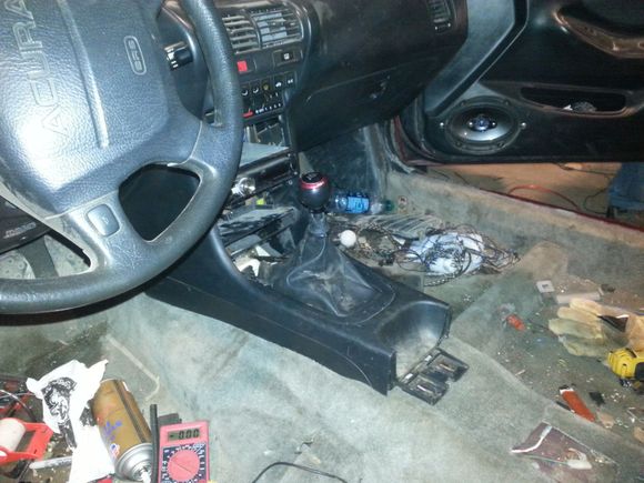 got the center console fabbed up but had to make some mods to get trim to fit
