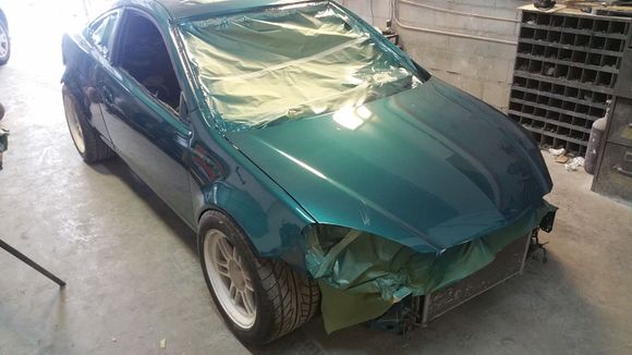 Shell was fully painted and ready to come out!!