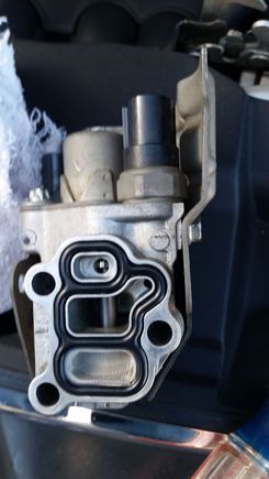 Cleaned the solenoid and installed the new filter. Installation is the reverse of removal.