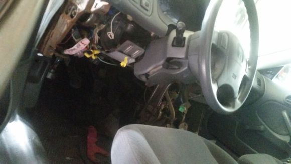Started disassembling the dash so I can weld against the firewall, then I decided half of its staying out now anyways