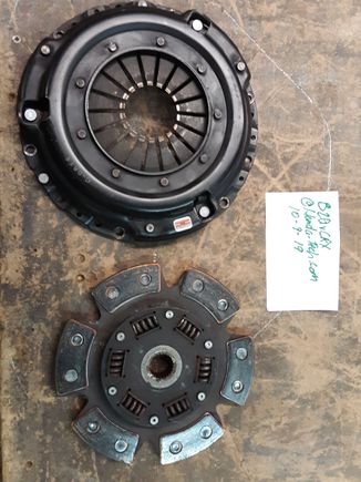 B series competition gravity clutch. Used in mildly built na b20v. Less the  600 miles. 175 shipped. Good condition. Switched my whole set up no need.