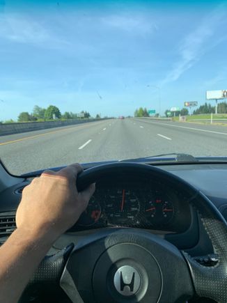 Love just driving for hours, Alone. No music needed.