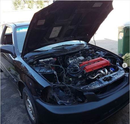 1996 b18b1 swapped cx Hatch