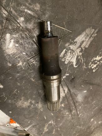 I made this tool to measure bearing preload for the front diff. 