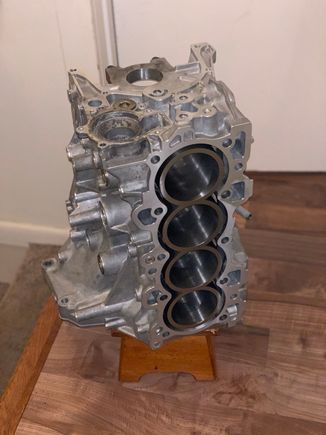 The block is here! All machine work is done. P2W is set. Align honed due to arp main studs. I’m getting nervous. It’s becoming more real. 