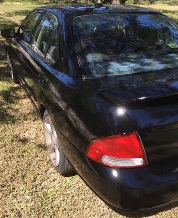 Nissan Sentra painted.