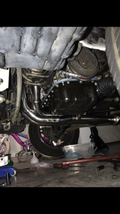 New oil pan gasket, 