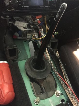 Shift linkage bolted up.