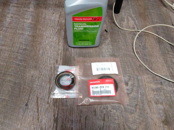 I was almost gushing transmission Fluid from one of the axle seals.