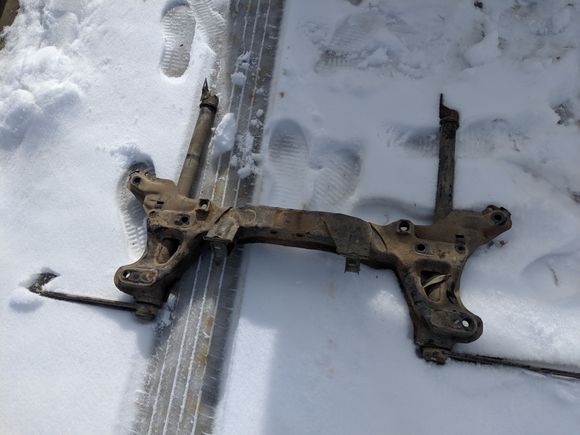 Got the CRX manual steering subframe