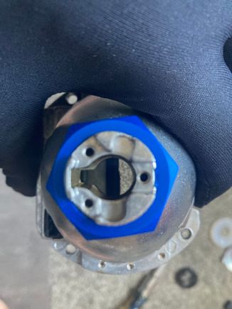 The Moto Holder and lock ring need to come off.