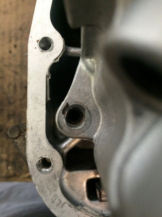 Drilled out a little.