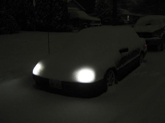 The most snow we've had in Longview for as long as I can remember.