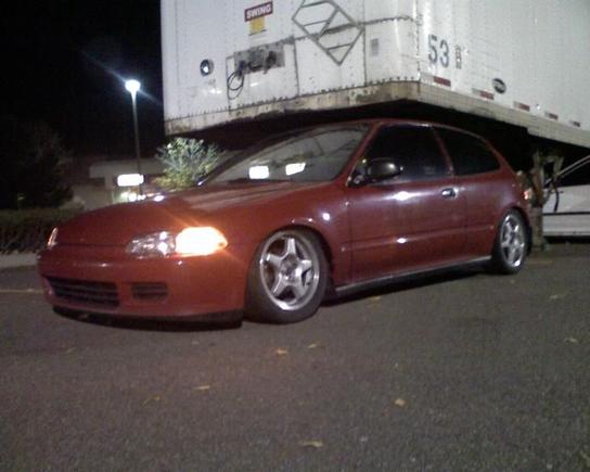 I made $50 some Mustake(Mustang) driver bet it wouldn't fit under a Semi Trailor. LOL