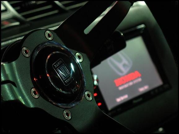 Eric.'s old hatchback's interior.