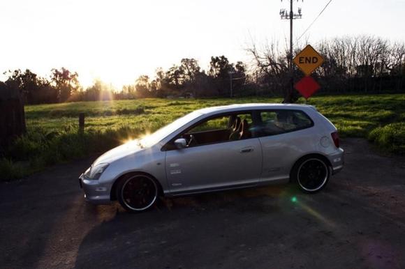 Washed just in time for the sunset.