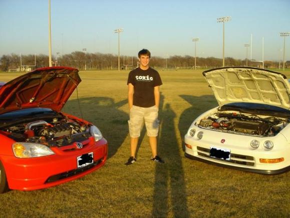 me and my car and my homeboys gsr