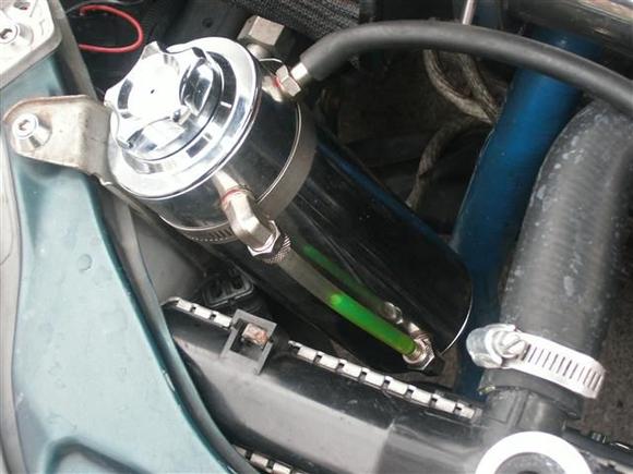 Aluminum OBX resevoir.