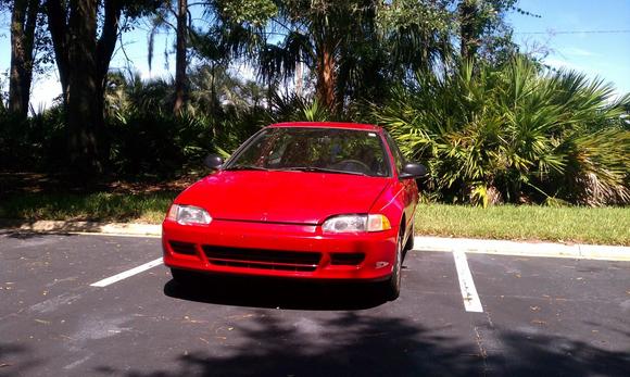 the front