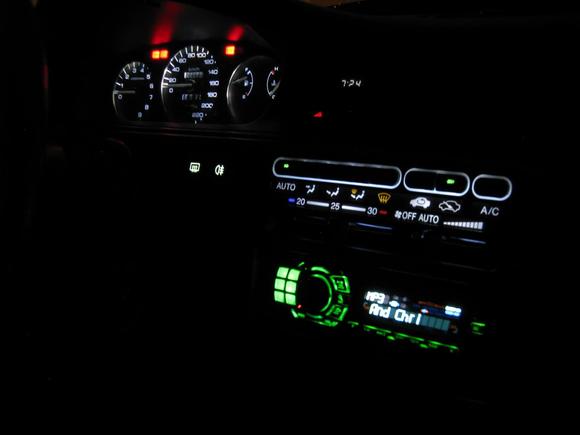 DIY led gauge and switch lights