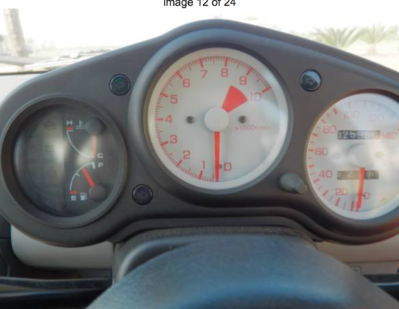 17k miles.  Dash is in KM.
