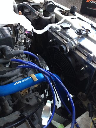 Then i started to install my new hoses but i ran into some issues