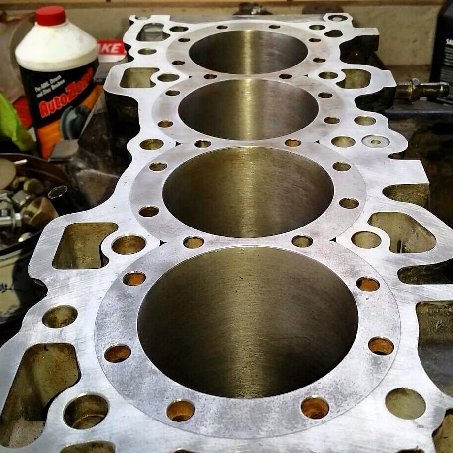 fs b series top mount manifold/b16a2 sleeved block (84mm HondaTech