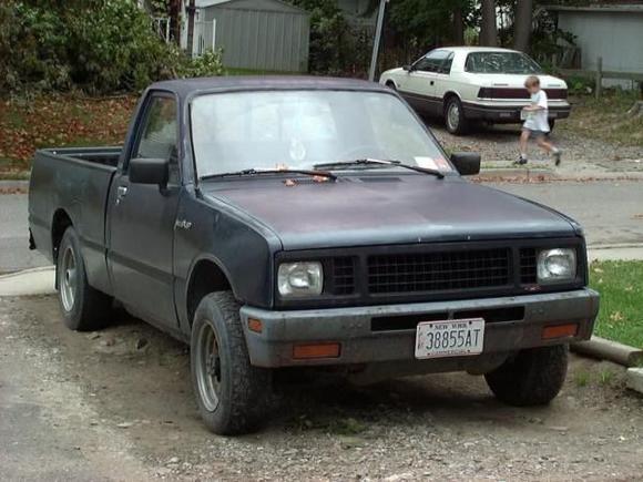 My 1986 Isuzu 4x4 PUP I owned back in the 1990's.
4cyl 5spd and it went about anywhere I took it.
I bought it cheap and had a fair amount of body work to do on it.
Esp the bed sides as they were pretty bad.
NY salt was finally getting the best of it when I sold it.