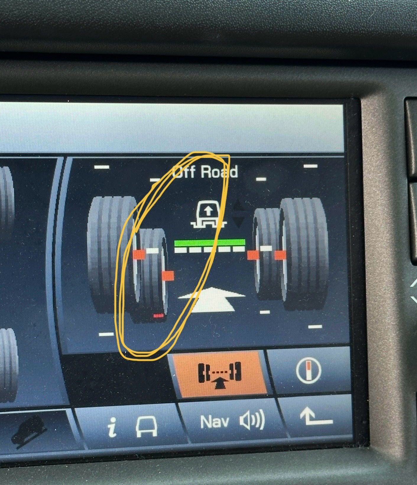 Front driver side tire, correct? 
